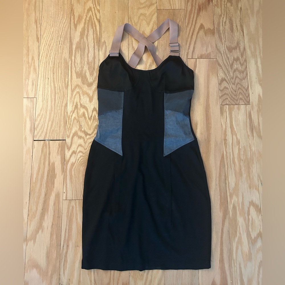 VPL Pre Fall 2012 Black Stretch Contrast Dress